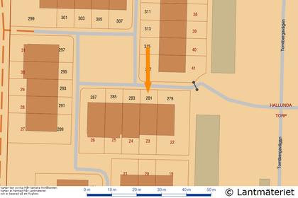 Illustrerad karta över fastigheten eller området