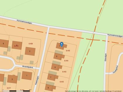 Illustrerad karta över fastigheten eller området