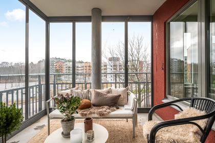 Balkong eller utsiktsbild