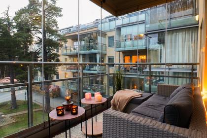 Balkong eller utsiktsbild