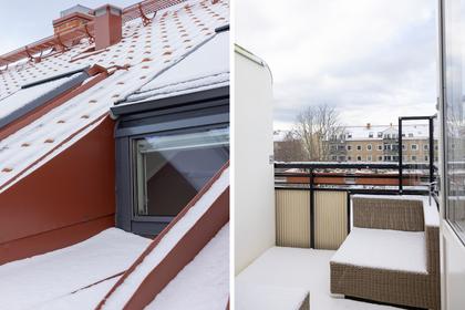 Balkong eller utsiktsbild