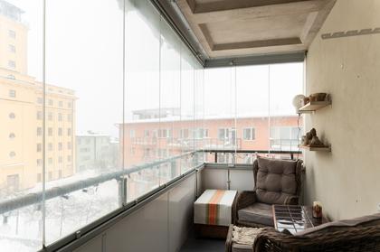 Balkong eller utsiktsbild