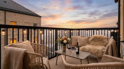 Balkong eller utsiktsbild