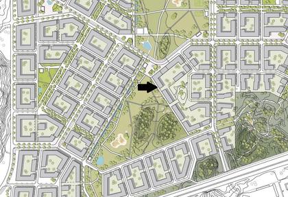 Illustrerad karta över fastigheten eller området