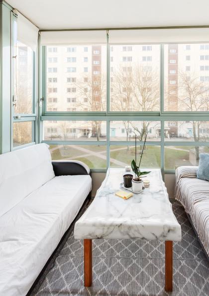 Balkong eller utsiktsbild