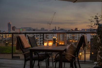 Balkong eller utsiktsbild