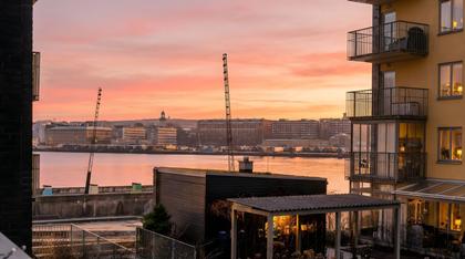 Balkong eller utsiktsbild