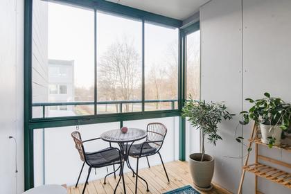 Balkong eller utsiktsbild