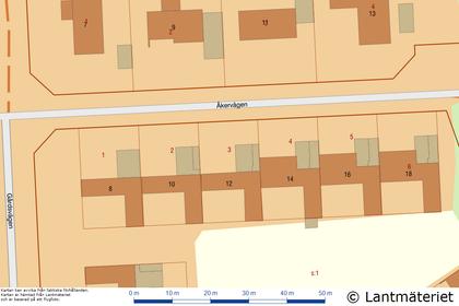 Illustrerad karta över fastigheten eller området