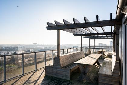 Balkong eller utsiktsbild