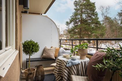 Balkong eller utsiktsbild