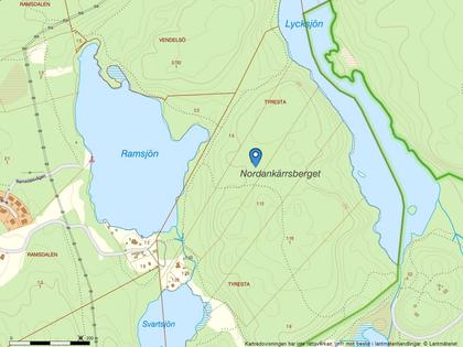 Illustrerad karta över fastigheten eller området