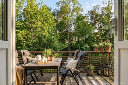 Balkong eller utsiktsbild