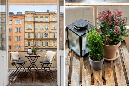 Balkong eller utsiktsbild