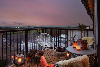 Balkong eller utsiktsbild