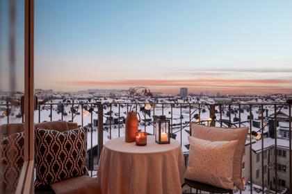 Balkong eller utsiktsbild