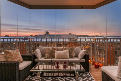 Balkong eller utsiktsbild