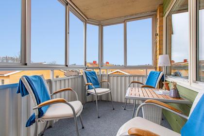 Balkong eller utsiktsbild