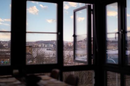 Balkong eller utsiktsbild