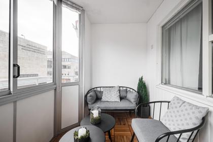 Balkong eller utsiktsbild