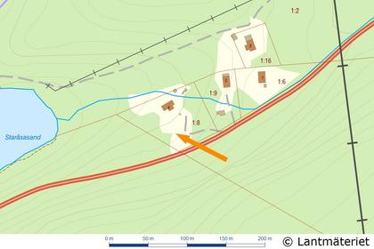 Illustrerad karta över fastigheten eller området