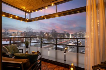 Balkong eller utsiktsbild