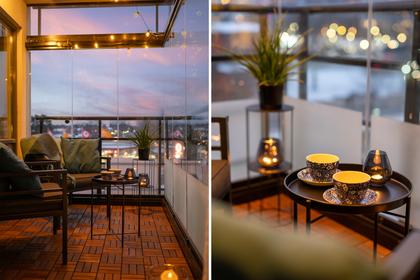 Balkong eller utsiktsbild