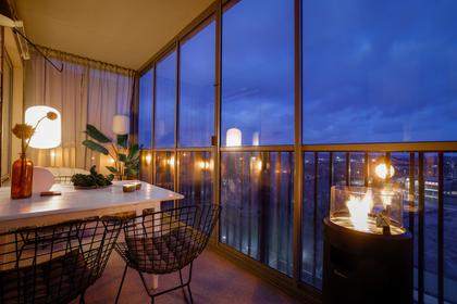 Balkong eller utsiktsbild