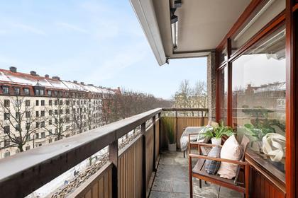 Balkong eller utsiktsbild