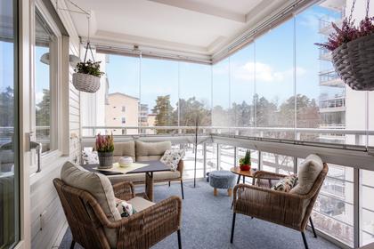 Balkong eller utsiktsbild