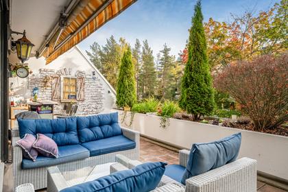 Balkong eller utsiktsbild