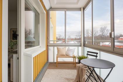 Balkong eller utsiktsbild