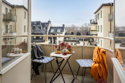 Balkong eller utsiktsbild