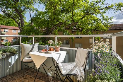 Balkong eller utsiktsbild