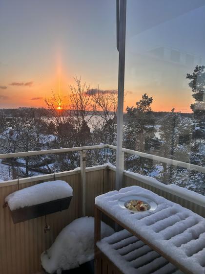 Balkong eller utsiktsbild