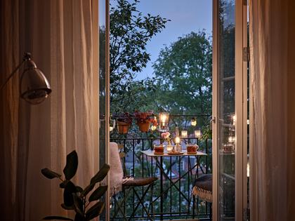 Balkong eller utsiktsbild