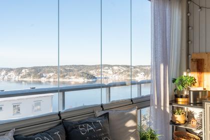 Balkong eller utsiktsbild