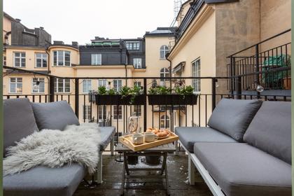 Balkong eller utsiktsbild