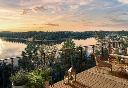 Balkong eller utsiktsbild