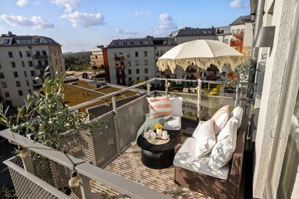 Balkong eller utsiktsbild