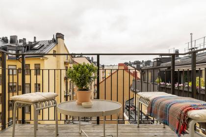 Balkong eller utsiktsbild