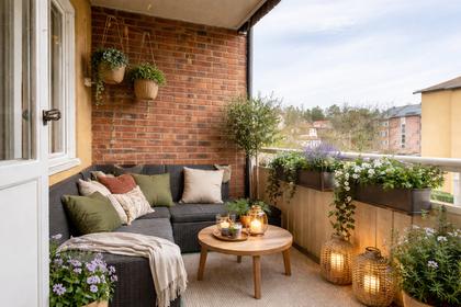 Balkong eller utsiktsbild