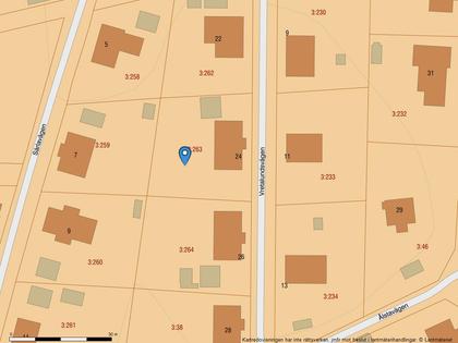 Illustrerad karta över fastigheten eller området