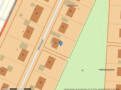 Illustrerad karta över fastigheten eller området