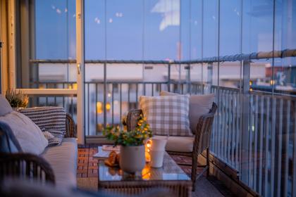 Balkong eller utsiktsbild