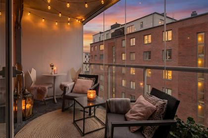 Balkong eller utsiktsbild