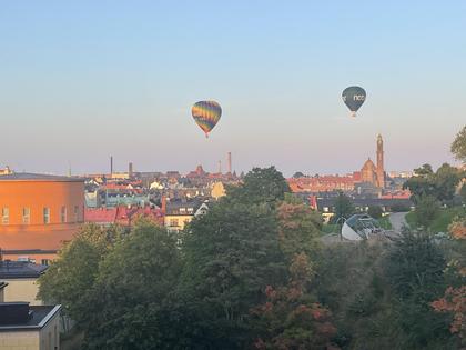 Balkong eller utsiktsbild