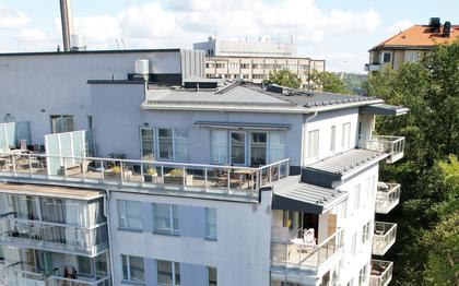 Balkong eller utsiktsbild