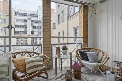 Balkong eller utsiktsbild