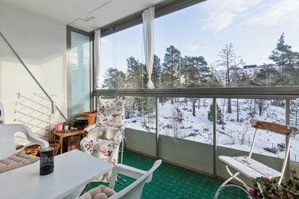 Balkong eller utsiktsbild